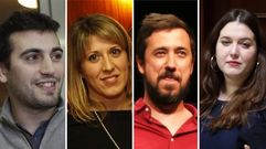 Posibles candidatos para liderar Podemos Galicia