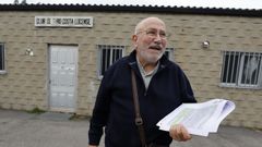 José Manuel Pita, a la entrada del club