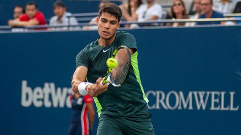 Carlos Alcaraz, en el Abierto de Canad