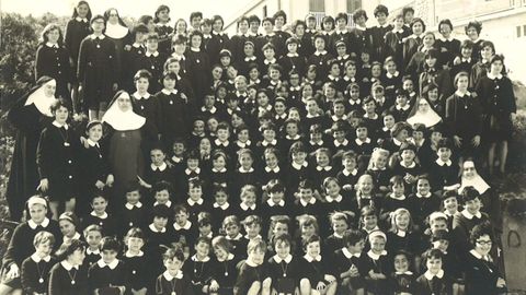 Curso del año 1963 del Colexio Plurilingüe Nosa Señora do Pilar de Foz