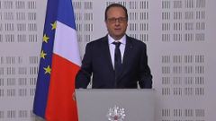 El presidente franc�s, Fran�ois Hollande
