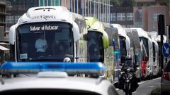 Protestas de autobuses el mi�rcoles en San Sebasti�n