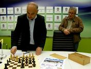 Tino Fern�ndez con Daniel Rivera, de Xadrez Pontevedra.