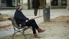 Lucense en la Plaza Mayor este fin de semana. Los casos en el municipio de Lugo son 324