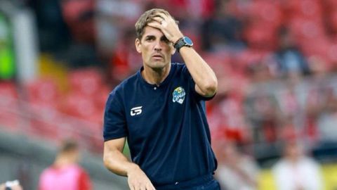 Robert Moreno, durante su etapa como entrenador del Sochi ruso.