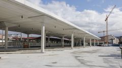 Obras en la terminal de buses de la intermodal