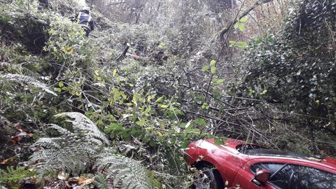 Accidente de tr�fico en Pravia