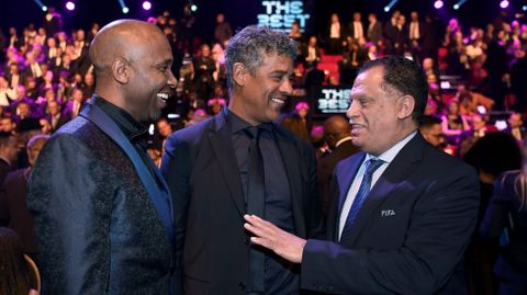 Clarence Seedorf y Frank Rijkaard