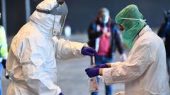 Un 20% de los contagiados por coronavirus es personal sanitario