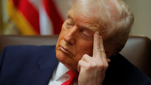 Donald Trump, en una reunin de su gabinete en la Casa Blanca