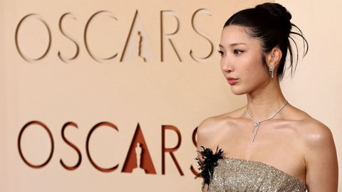 La cantante Ejae, compositora de la canci�n �Golden�, de �Las guerreras K-pop�, nominada a mejor canci�n.