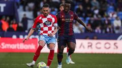 Bouldini, durante un partido entre el Levante y el Lugo de hace dos temporadas