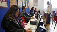 Alumnos en una autoescuela