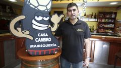 El tir�n tur�stico del campeonato se ha dejado notar en establecimientos como Casa Caneiro, que comanda Manuel Caneiro (en la imagen)