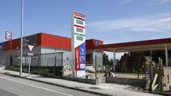 Obras de la nueva gasolinera de Eroski