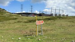E�licos en el suroccidente..Parque e�lico Sierra de Lagos, en Allande. Puerto del Palo.