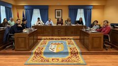 Imagen de archivo de un pleno en San Cibrao das Vias