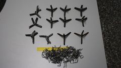 Clavos incautados a un sarriano, acusado de pinchar ruedas durante las protestas de la huelga del transporte.