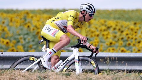 Pogacar, durante el pasado Tour de Francia.