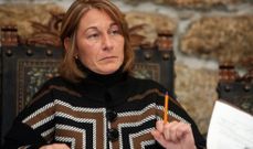 Ofelia Rey, durante su mandato como alcaldesa de Silleda. 