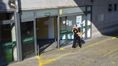 Entrada del servicio de urgencias del Hospital Montecelo, en Pontevedra