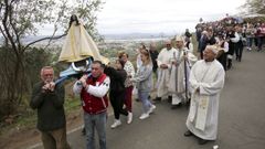 La procesin de la Virgen de Chamorro