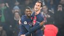 Ousmane Dembel y Fabin Ruiz.Ousmane Dembel y Fabin Ruiz con el PSG
