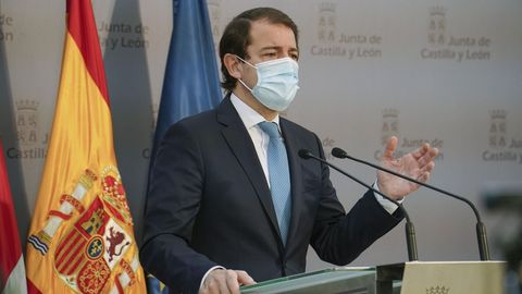El presidente de Castilla y Le�n, Alfonso Fern�ndez Ma�ueco, en una imagen de archivo.
