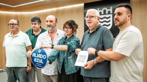 Presentaci&oacute;n Aliados Azules junto a la Concelleira Anabel Gul&iacute;as