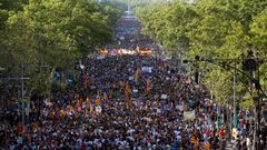 Manifestaci�n en Barcelona
