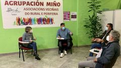 Reuni�n del concejal Jorge Pumar con la Agrupaci�n Mi�o.