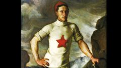 Fragmento de El Campen del pintor asturiano Nicols Soria, una obra ya expuesta en el museo de Bellas Artes de Asturias