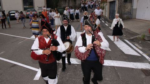 Imágenes de la procesión marítima de la Virxe do Carme en Santiago de Lampón