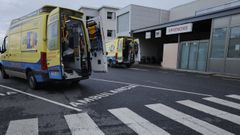 Entrada de Urgencias en el Hospital P�blico da Mari�a