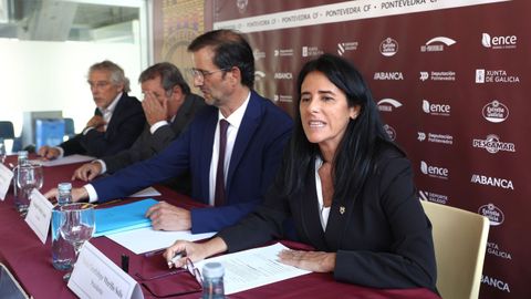 Lupe Murillo durante la junta de accionistas celebrada este miércoles en Pasarón