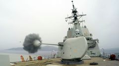 Maniobras de artiller�a en la costa sur del pa�s turco