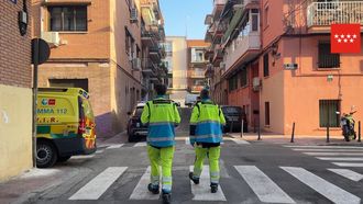 Sanitarios del SUMMA112, en el lugar del crimen