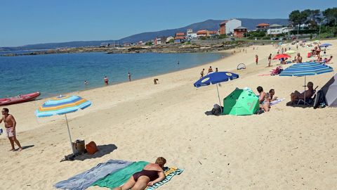 Playa de Carragueiros, en Boiro