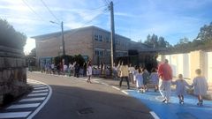 El camino escolar seguro del CEIP de Lourido es ya una realidad