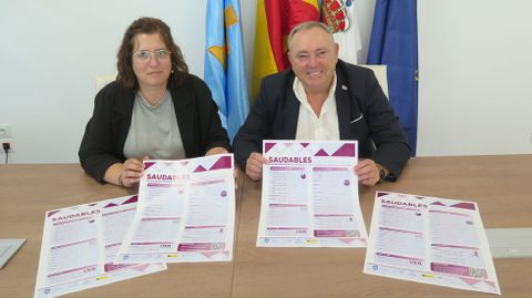 Roc�o L�pez y Jos� Manuel L�pez, durante la presentaci�n 
