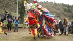 Un volante en el entroido ribeirao del 2020, el �ltimo que se ha celebrado hasta ahora
