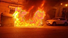 Los vecinos afectados afirman que el fuego se declar� pasadas las cinco de la ma�ana