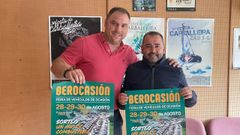 El gerente de JGCAR y el presidente de Axober, ayer en Radio Voz.