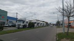 Decenas de camiones en O Ceao a�n no han empezado el recorrido