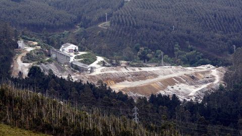 Imagen del yacimiento de San Finx, en Lousame.