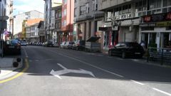 Calle Pl�cido Pe�a, una en la que sale sucia a veces el agua de la tra�da