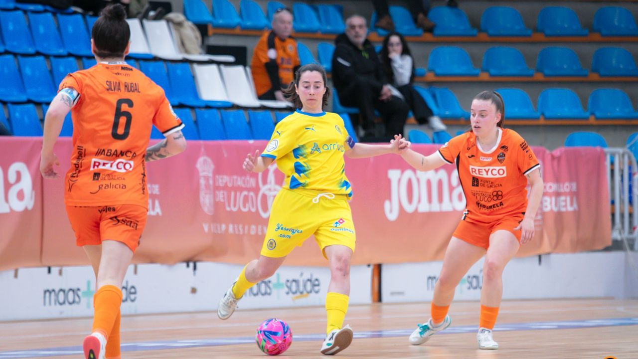 El Melilla impone su ley en el segundo tiempo tras una gran primera mitad del Reyco Burela: 6-2