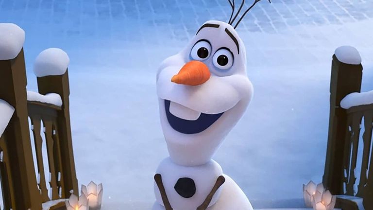 Olaf es el hilo conductor de cada obra. 