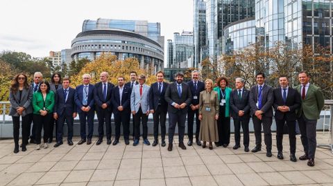 Jesús Gamallo, al frente de la delegación española del Comité Europeo de Regiones