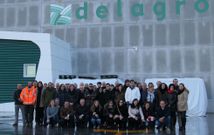 Plantilla de trabajadores de la empresa Delagro. 